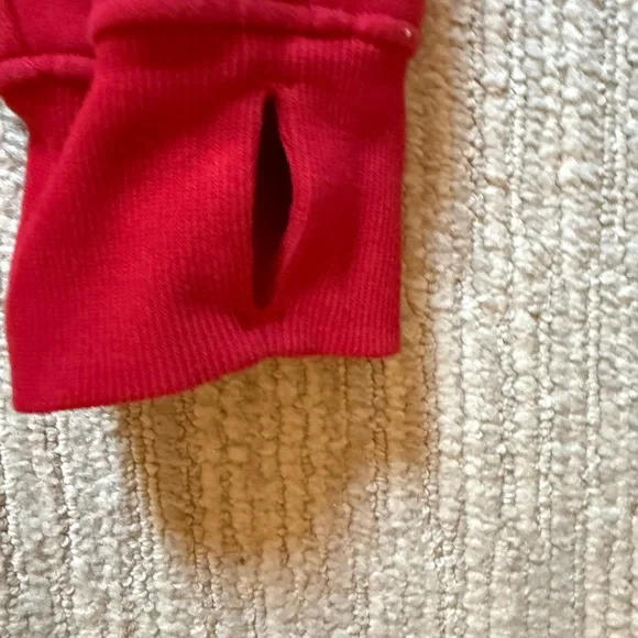 Lululemon Scuba Oversized Half Zip Hoodie Dark Red M - Picture 4 of 8